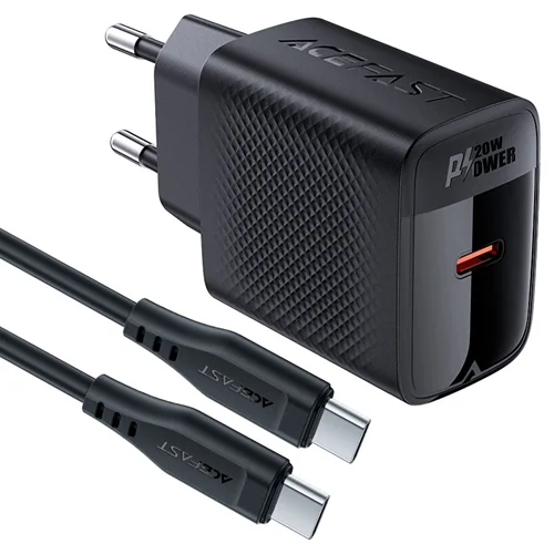 شارژر دیواری ایس فست با توان 20 وات ACEFAST A82 PD 20W GaN Fast Charger