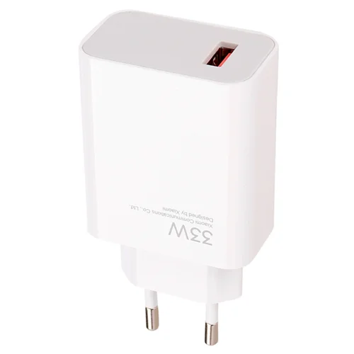 شارژ دیواری 33 وات شیائومی سرجعبه (اورجینال) Xiaomi MDY - 14 - EL 3A Q3.0 PD 33W