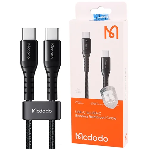 کابل تبدیل فست شارژ Mcdodo CA-5641 PD Type-C to Type-C 3A PD 60w 1m