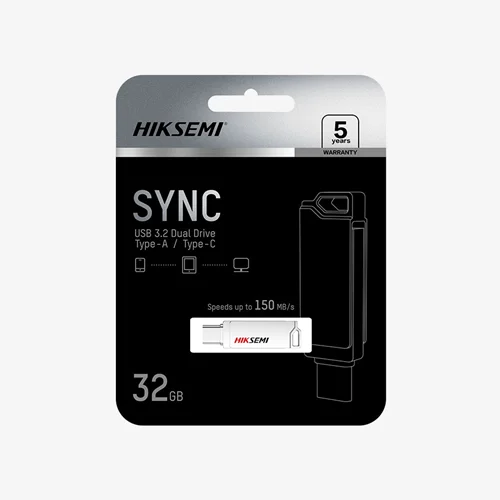 فلش 32 گیگ هایک سمی مدل HIKSEMI HS-USB3.2 - E327C ظرفیت 32 گیگابایت
